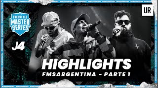 LAS MEJORES RIMAS DE FMSARGENTINA2022  Jornada 4 l Parte 1  Urban Roosters [upl. by Pages412]