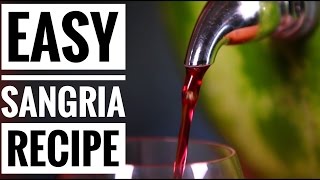 Easy Sangria Recipe How to make Sangria at home  Chef Jon Ashton [upl. by Ettolrahs]