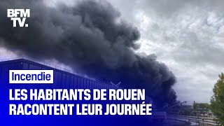 Incendie de l’usine Lubrizol à Rouen les habitants racontent ce qu’ils ont vécu [upl. by Otnicaj]