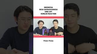 sub Reaksi RZD sing off orang Korea  korean reaction to reza darmawangsa [upl. by Eerahs]