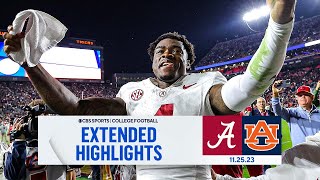 No 8 Alabama at Auburn Extended Highlights I Iron Bowl I CBS Sports [upl. by Roath]