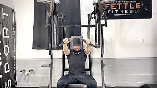 Fettle Fitness ISO Chest Bench Press Machine Review [upl. by Layne]