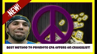 New Method To Promote Cpa Offers On Craigslist  Make Money On Craigslist 2017  Promote Cpa Offers [upl. by Enimzaj]