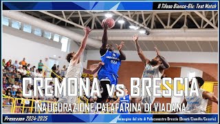 Cremona vs Brescia amichevole PalaFarina Viadana Test Match Preseason [upl. by Lambart]