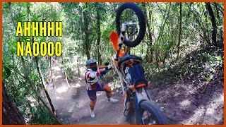 Trilha de Moto CRF 230 A Melhor Parte Ficou Pro Final [upl. by Neret]