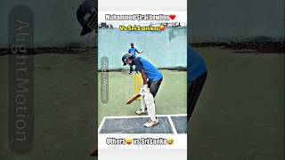 south africa vs sri lanka Mohammed Siraj bowling❤️other😝 vs Sri Lanka😅 shorts cricket rap [upl. by Eciral]