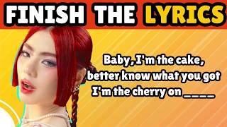 FINISH THE LYRICS  TRENDING SONGS PH [upl. by Yvi83]