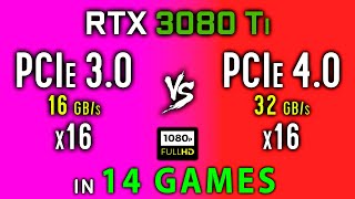 PCI Express  30 vs 40 Test in 14 Games  PCIe 30 vs PCIe 40  RTX 3080 Ti  1080p [upl. by Allesiram]