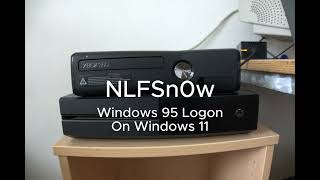 Windows 95 Logon on Windows 11 4K [upl. by Elleirb]