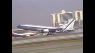 Eastern Air Lines Lockheed L10113851 Arriving amp Departing LAX [upl. by Zandra17]