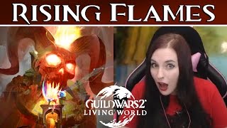 PEACHY REACTS ● Rising Flames ● Guild Wars 2 ft BogOtter [upl. by Willumsen]