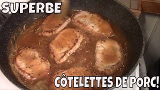 COMMENT FAIRE LES MEILLEURS CÔTELETTES DE PORC EN SAUCE [upl. by Aynod88]