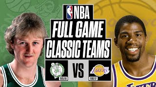 1986 CELTICS vs 1987 LAKERS FULL NBA CLASSICAL GAME  NBA 2K24 PS5 [upl. by Okihcas577]