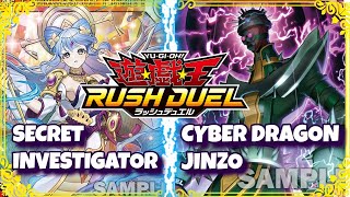 RUSH DUEL  Secret Investigators VS Cyber Dragon Jinzo [upl. by Yasibit]