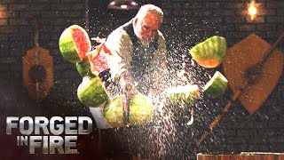 Forged in Fire The Bardiche VICIOUSLY DESTROYS the Final Round Extended Edition Season 5 [upl. by Ahsitra672]