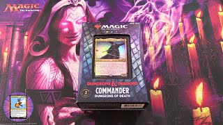 MTG DampD Commander Deck Dungeons of Death Unboxed [upl. by Htebazil]