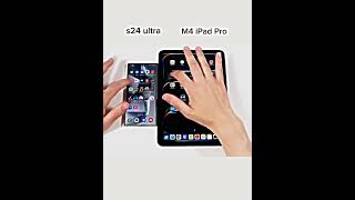 M4 iPad Pro vs S24 Ultra samsung vs apple edit speed blowup [upl. by Rosenberger]