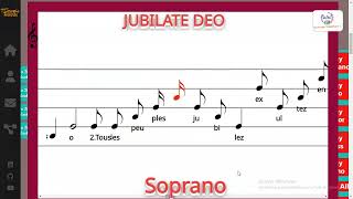 JUBILATE DEO  Soprano [upl. by Malita510]