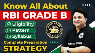 RBI Grade B 2024  RBI Grade B Eligibility Exam Pattern Syllabus  Complete Preparation Strategy [upl. by Linder296]