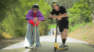 I competed against the 1 scooter rider in the world Oliver Tree vs Ryan Williams [upl. by Assilak]