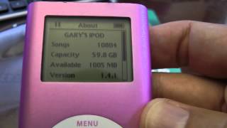 iPod Mini 64gb upgrade fix using SDHC or SDXC flash cards [upl. by Adnohral881]