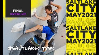 IFSC World Cup Salt Lake City 2021  Boulder finals [upl. by Nohsal223]