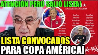 JORGE FOSSATI FECHA LISTA DE CONVOCADOS SELECCION PERUANA RICARDO GARECA LISTA CONVOCADOS [upl. by Fenella595]