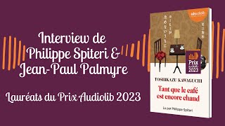 Prix Audiolib 2023 I Nos lauréats en interview [upl. by Yatnwahs]