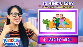 Teaching 20 Mind and Body Healthy Activities for Kids by Miss V [upl. by Manvil290]