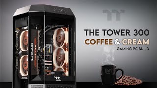 A Coffee Lovers Dream PC Build  Thermaltake The Tower 300  Noctua RTX 4080 [upl. by Tyika]