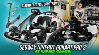 Segway Ninebot Gokart Pro 2 amp XIaomI Electric Scooter 4 Go Now at NAVEED GAMES PESHAWAR  Pakistan [upl. by Adnohsed]