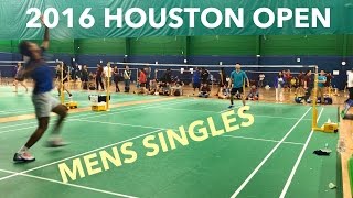 2016 Amegy Bank Houston Texas Open Mens Singles Quarter Finals Charles Gu vs Lasitha Menaka [upl. by Assirrac]