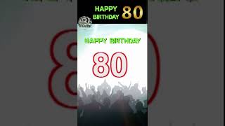 ♫ Zum 80 Geburtstag ♫  Geburtstagswünsche  Happy Birthday  Kurz Lied  Song [upl. by Shayla]