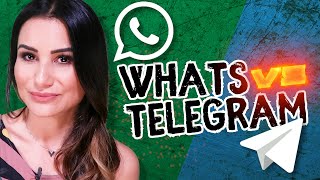 TELEGRAM PARA NEGÓCIOS Diferenças entre WhatsApp e Telegram  Rejane Toigo [upl. by Enerehs66]