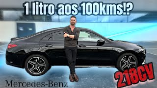 1L aos 100KMS O MERCEDES CLA 250E FAZ 😱 [upl. by Nohsad]