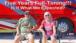 5 Years of Full Time RVing What We Expected vs What Its Really Like [upl. by Aret]