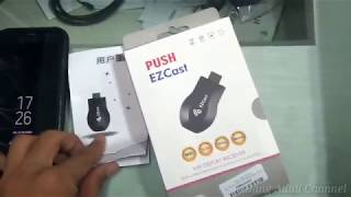 Cara Pemakaian ezCast HDMI Dongle Wifi Display  1080P [upl. by Orling519]