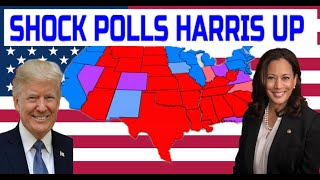 US Election 2024 Latest News National Poll Results Today Harris up [upl. by Latashia491]