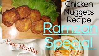 Ramzan Special ChickenNuggets Recipe  Homemade Chicken NuggetsEasy Chicken Nuggets Recipe [upl. by Nadnarb]