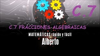 Simplificacion de fracciones algebraicas 3 ESO [upl. by Jelene]