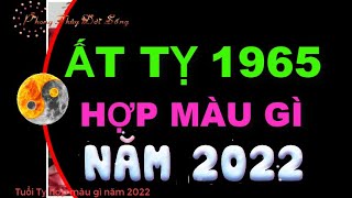 Tuổi Ất Tỵ 1965 hợp màu gì 2022 để mang tới TÀI LỘC MAY MẮN [upl. by Wing]