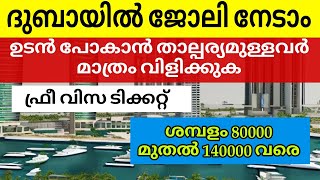 Dubai job vacancy 2024 Malayalam UAE job vacancy Gulf job vacancy Malayalam  Today job vacancy [upl. by Romain]