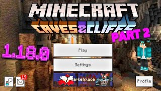 How To Get Minecraft Caves amp Cliffs Update Part 2 Addon  Minecraft Pocket Edition [upl. by Ytsud]