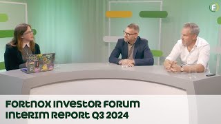 Fortnox Investor Forum  Interim Report Q3 2024 [upl. by Lahey528]