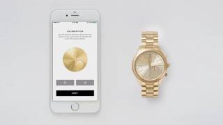 Michael Kors Access Hybrid Smartwatch  Setup and Functionality [upl. by Estell]