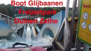 Boot Glijbaanen  Freizeitpark Duinen Zathe [upl. by Bradwell679]