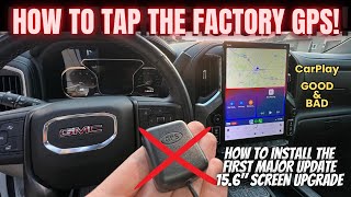 How To Tap Into Your Factory GPS Antenna For An Aftermarket Screen amp The First Major Software Update [upl. by Crim215]