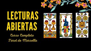 LECTURAS ABIERTAS  CURSO COMPLETO TAROT DE MARSELLA [upl. by Annoj565]