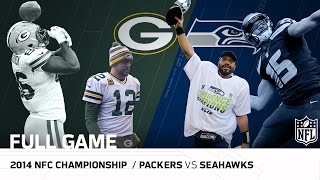 Packers vs Seahawks 2014 NFC Championship Game  Aaron Rodgers vs Russell Wilson  NFL Full Game [upl. by Resa810]