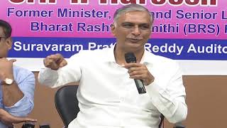 Live Harish Rao Participating in Meet the Press at Basheer Bagh  BRS Live Feed [upl. by Wyatt]